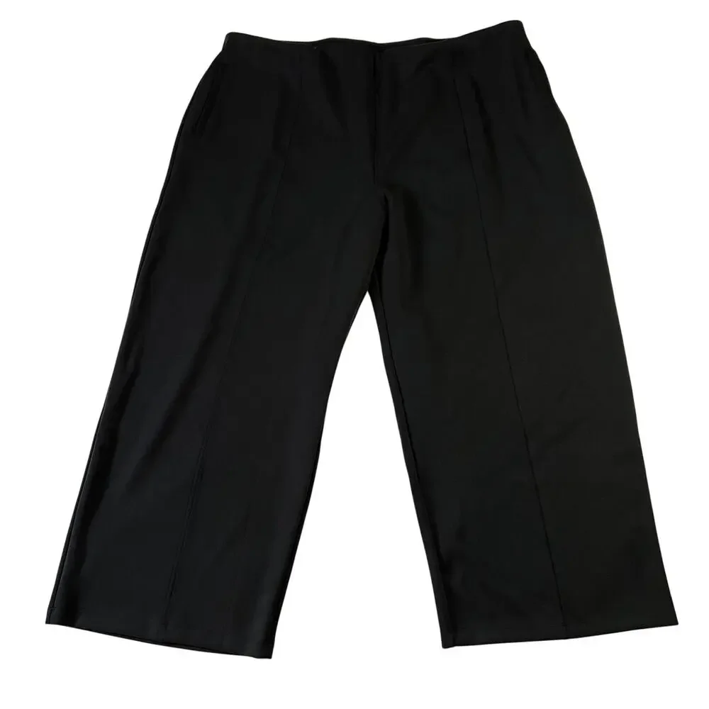 NEW a new day High Rise Wide Leg Pull On Pants Size 3X Casual Minimalist Comfy